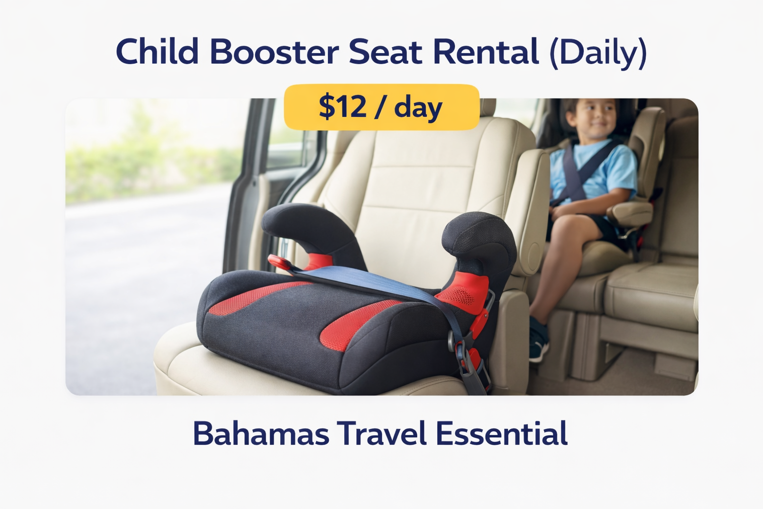 Child Booster Seat Rental (Daily)