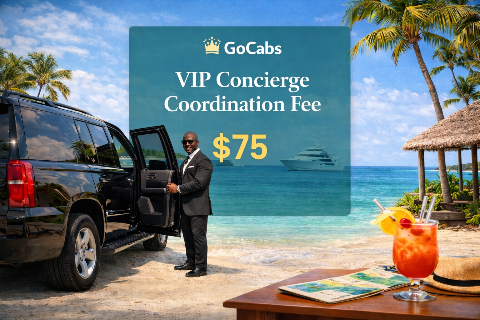 GoCabs VIP Concierge Fee